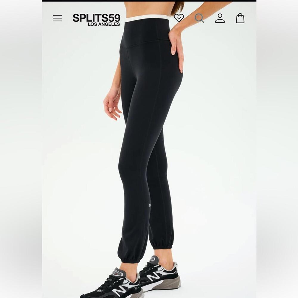 SPLITS59 ICON DUAL HIGH WAIST CONTRAST AIRWEIGHT JOGGER LEGGING XS